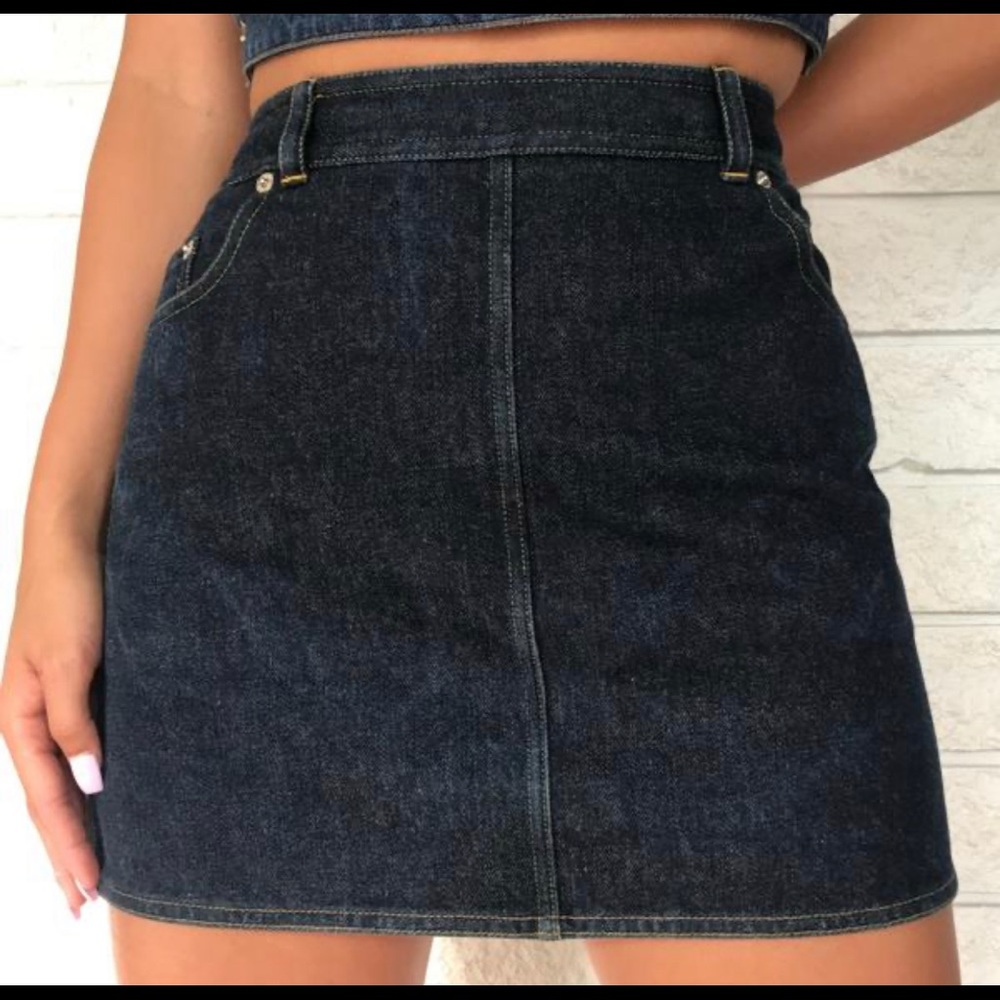 CHANEL Denim Skirt